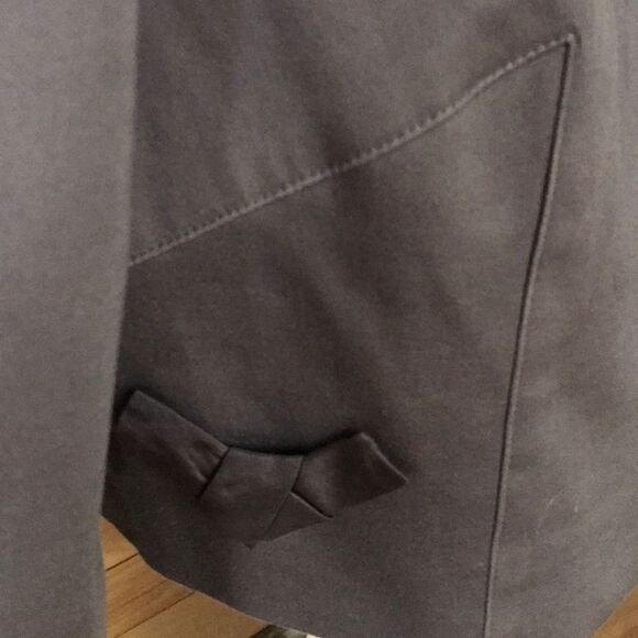 Baraschi deep taupe short jacket/ribbon buttons M - Picture 6 of 8